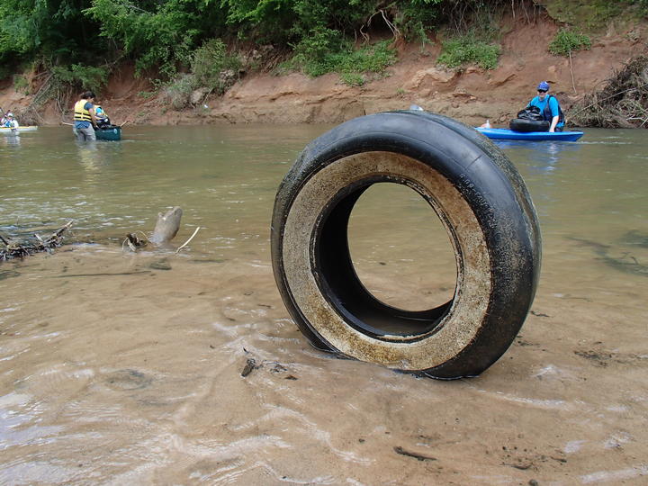 Tire in South River
